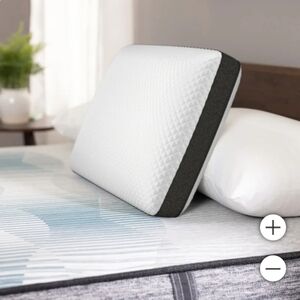 Premium White and Black Memory Foam Pillow( 1piece)